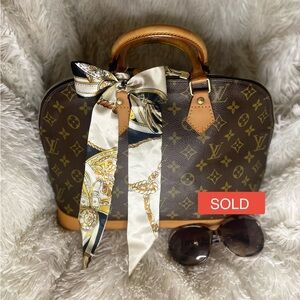 Authentic Louis Vuitton Monogram Alma PM